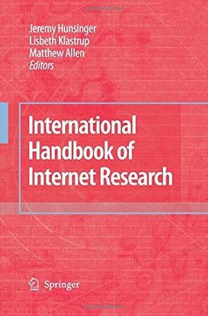 Imagen del vendedor de International Handbook of Internet Research [Paperback ] a la venta por booksXpress