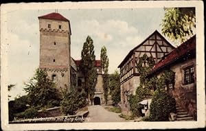 Bild des Verkufers fr Ansichtskarte / Postkarte Nrnberg in Mittelfranken, Heidenturm, Burg-Eingang zum Verkauf von akpool GmbH