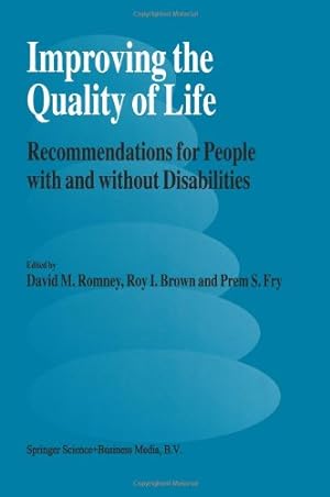 Imagen del vendedor de Improving the Quality of Life: Recommendations for People with and without Disabilities [Paperback ] a la venta por booksXpress