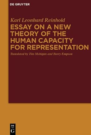 Seller image for Essay on a New Theory of the Human Capacity for Representation for sale by GreatBookPrices