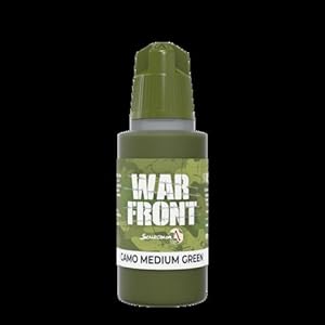 Warfront Color CAMO MEDIUM GREEN Bottle (17 ml)