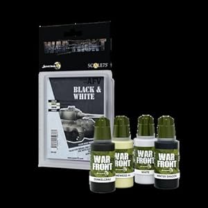 SET BLACK & WHITE Warfront Paint Set
