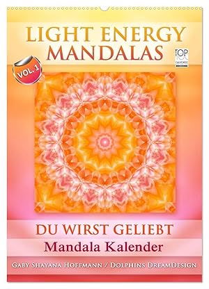 Image du vendeur pour Light Energy Mandalas - Kalender - Vol. 1 (Wandkalender 2024 DIN A2 hoch), CALVENDO Monatskalender mis en vente par moluna