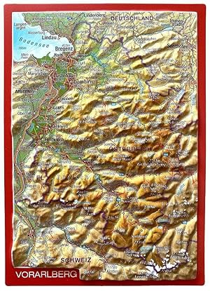 Bild des Verkufers fr Vorarlberg, Reliefpostkarte zum Verkauf von moluna