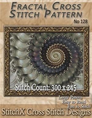 Bild des Verkufers fr Fractal Cross Stitch Pattern No. 128 zum Verkauf von GreatBookPrices