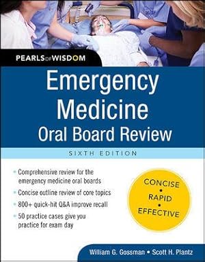 Immagine del venditore per Emergency Medicine : Oral Board Review venduto da GreatBookPrices