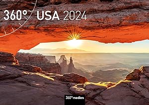 Bild des Verkufers fr 360 USA Broschrenkalender 2024 zum Verkauf von moluna