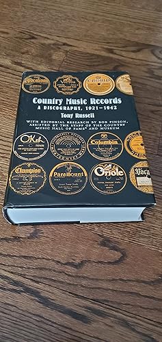 Seller image for Country Music Records a discography 1921-1942 for sale by Joes Books