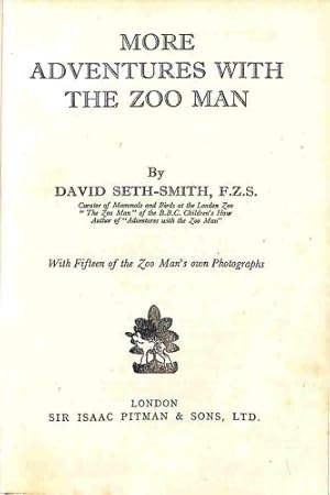 Seller image for More Adventures With The Zoo Man for sale by WeBuyBooks