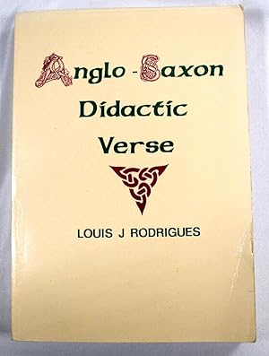 Seller image for Anglo-Saxon Didactic Verse for sale by ForestPassage