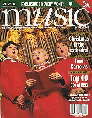 Image du vendeur pour BBC Music Magazine December 1993 Volume 2, Number 4 mis en vente par Ray Dertz