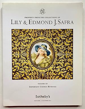 Sotheby's. Property from the Collections of Lily & Edmond J. Safra, Volume III: Important Cosway ...