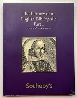 Sotheby's: The Library of an English Bibliophile, Part I. London, 28 October 2010.