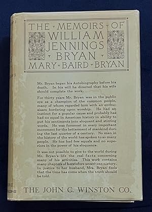 Seller image for The Memoirs Of William Jennings Bryan for sale by Courtside Books