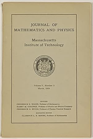 Immagine del venditore per The Harmonic Analysis of Irregural Motion" [as published in] JOURNAL Of MATHEMATICS And PHYSICS. Vol. V, No. 3. March, 1926 venduto da Tavistock Books, ABAA