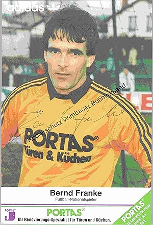 Image du vendeur pour Original Autogramm Bernd Franke Eintracht Frankfurt /// Autograph signiert signed signee mis en vente par Antiquariat im Kaiserviertel | Wimbauer Buchversand