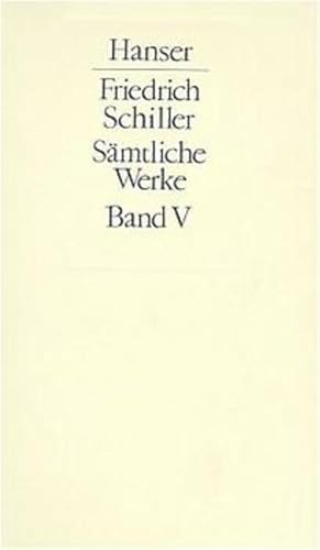 Seller image for Smtliche Werke, 5 Bde. u. 1 Begriffsreg., Bd.5, Erzhlungen; Theoretische Schriften: Band V: Erzhlungen - Theoretische Schriften for sale by Versandantiquariat Felix Mcke