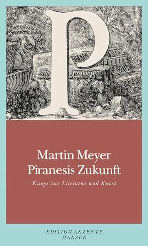 Bild des Verkufers fr Piranesis Zukunft: Essays zu Literatur und Kunst zum Verkauf von Versandantiquariat Felix Mcke