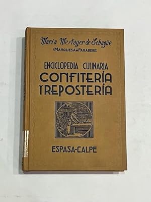 Imagen del vendedor de Enciclopedia culinaria. Confitera y repostera. a la venta por ARREBATO LIBROS