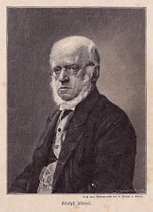 Bild des Verkufers fr (1815 - 1905) Deutscher Maler und Graphiker. Holzstich nach einer Photographie von C.Brasch. zum Verkauf von Antiquariat Heinz Tessin