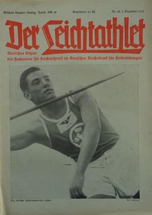 Seller image for Der Leichtathlet - Amtliches Reichsorgan des Deutschen Reichsbundes fr Leibesbungen, Fachamt Leichtathletik. Nr. 48, 3. Dezember 1935. for sale by Antiquariat Ursula Hartmann