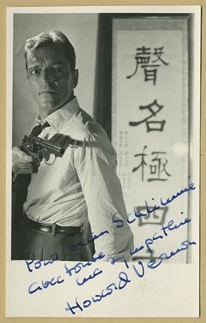 Image du vendeur pour Howard Vernon (1908-1996) - Rare signed nice photo - 1962 mis en vente par PhP Autographs