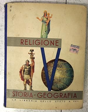 il libro della V classe elementare Religione Storia Geografia