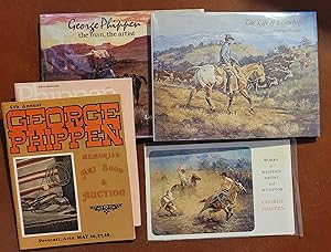 Immagine del venditore per The Life of a Cowboy/George Phippen, the Man, the Artist/4 other items pertaining to Phippen venduto da Andrew L. Christenson
