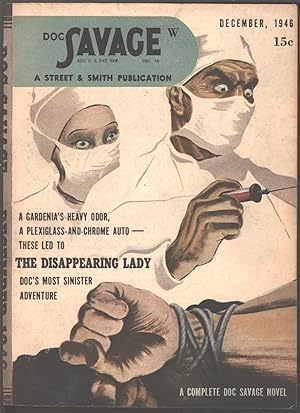 Doc Savage 1946 December. the Disappearing Lady. Private War.