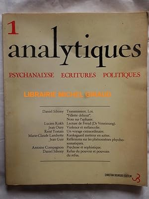 Analytiques n°1