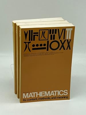 Seller image for Mathematics 3 Volume Set Its Content, Methods, and Meaning, Second Edition, Complete in Three Volumes, I, II, and III in Slipcase for sale by True Oak Books