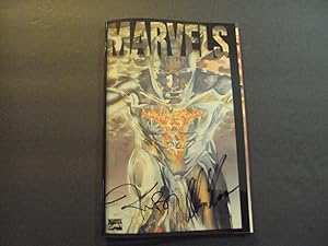 Marvels Bk 3 Modern Age Marvel Comics Signed Alex Cross/Kurt Busiek