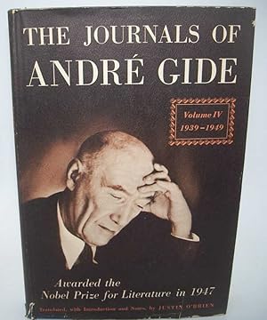 Bild des Verkufers fr The Journals of Andre Gide Volume IV: 1939-1949 zum Verkauf von Easy Chair Books