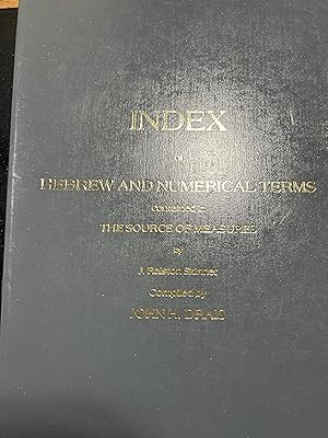 Immagine del venditore per Index of Hebrew and numerical terms contained in The source of measures (Secret doctrine reference series) venduto da Ocean Tango Books