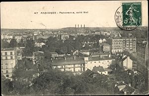 Ansichtskarte / Postkarte Asnières-sur-Seine Hauts-de-Seine, Panorama