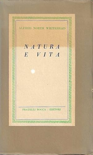 Seller image for Natura e vita for sale by Messinissa libri