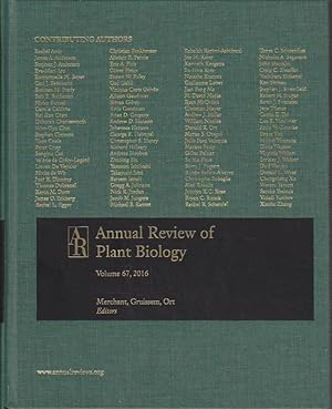 Bild des Verkufers fr Annual Review of Plant Physiology and Plant Molecular Biology: 2016 - Volume 67. (Annual Review of Plant Biology, Band 67) zum Verkauf von Bcher bei den 7 Bergen