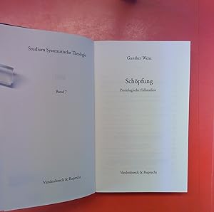 Seller image for Schpfung. Protologische Fallstudien. Studium Systematische Theologie, BAND 7 for sale by biblion2
