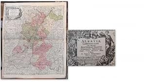 Bild des Verkufers fr Landkarte "Alsatia Landgraviatus cum utroque Marchionatu Badensi, Sundgovia, Brisgovia ." (Altkolierte Kupferkarte) zum Verkauf von ANTIQUARIAT H. EPPLER