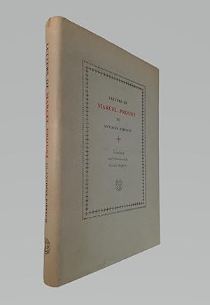 Imagen del vendedor de Letters of Marcel Proust to Antoine Bibesco a la venta por Chase Rare Books