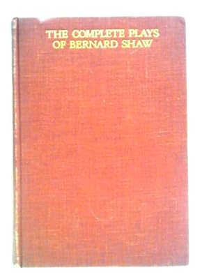 Bild des Verkufers fr The Complete Plays of Bernard Shaw zum Verkauf von World of Rare Books