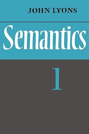 Seller image for Semantics: Volume 1 for sale by Redux Books