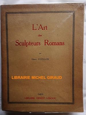 L'Art des sculpteurs romans