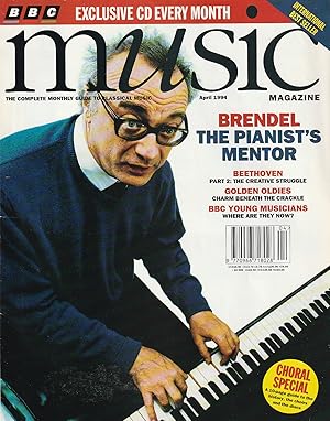 Seller image for BBC Music Magazine April 1994 Volume 2, Number 8 for sale by Ray Dertz