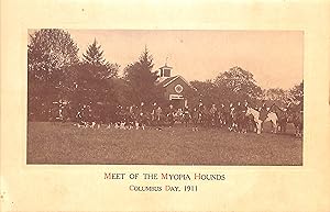 Meet Of The Myopia Hunt Club Hounds Columbus Day, 1911 Christmas Card