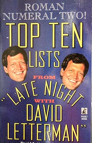 Imagen del vendedor de Roman Numeral Two! Top Ten Lists from "Late Night with David Letterman" a la venta por Mad Hatter Bookstore