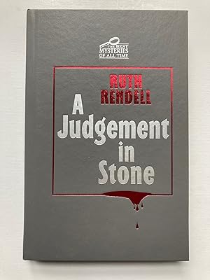Imagen del vendedor de A JUDGMENT IN STONE (The Best Mysteries of All Time Series) a la venta por Jim Hodgson Books
