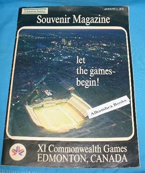 Imagen del vendedor de Souvenir Magazine : XI Commonwealth Games - Edmonton, Canada a la venta por Alhambra Books