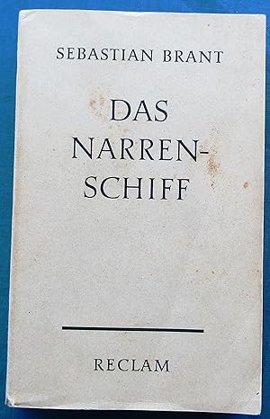 Immagine del venditore per DAS NARREN-SCHIFF venduto da JBK Books