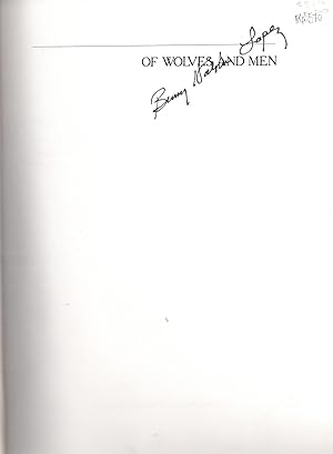 Bild des Verkufers fr Of Wolves and Men zum Verkauf von Ken Sanders Rare Books, ABAA